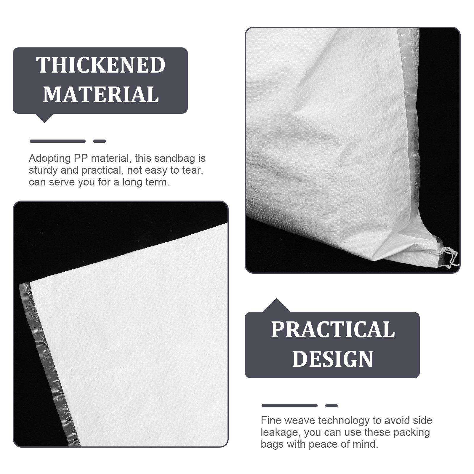 5Pcs Heavy Duty Waterproof Flo - Flood Barrier Bag 评论和价格