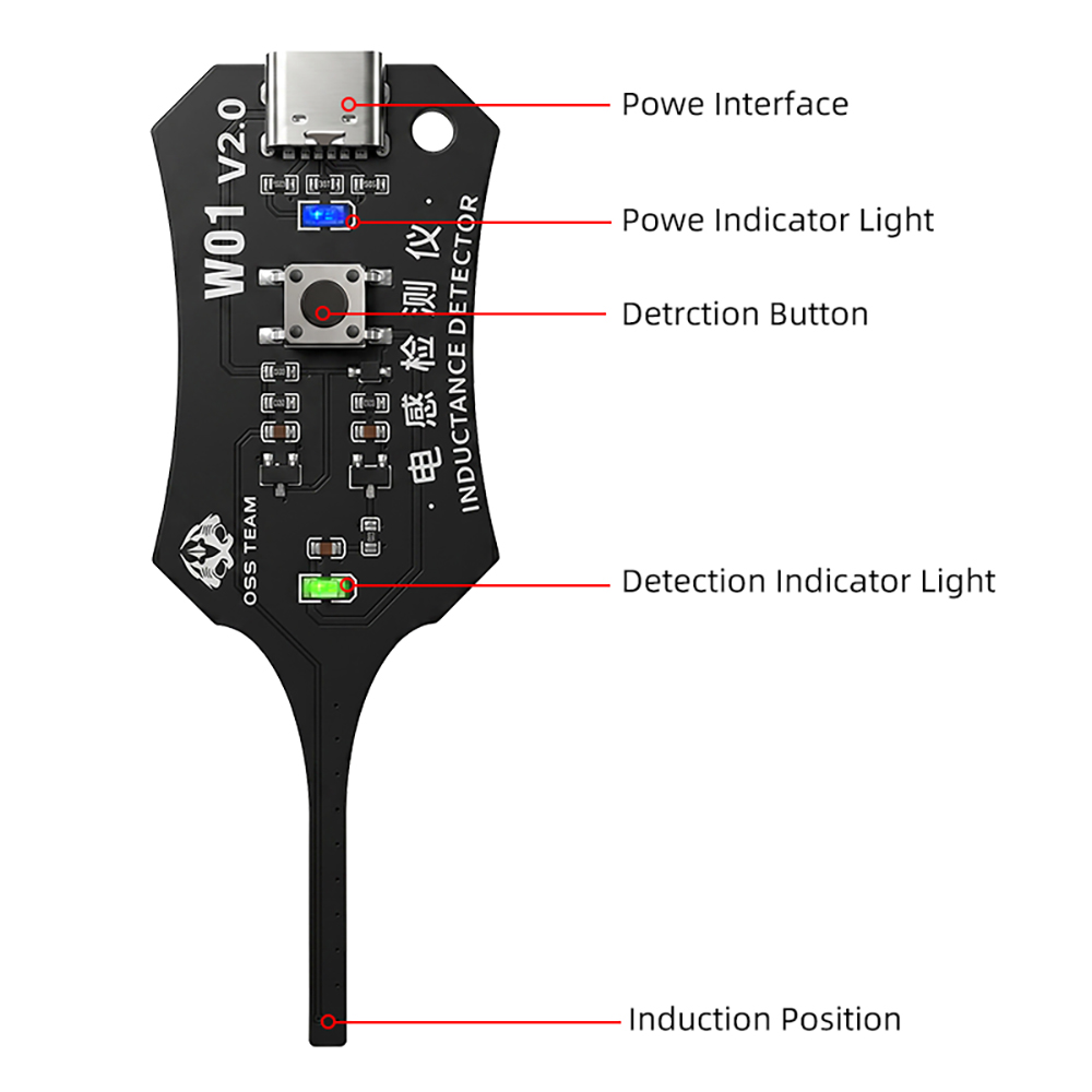 W01 Inductor Detector Tool Mot - Co Detector Plug 评论和价格