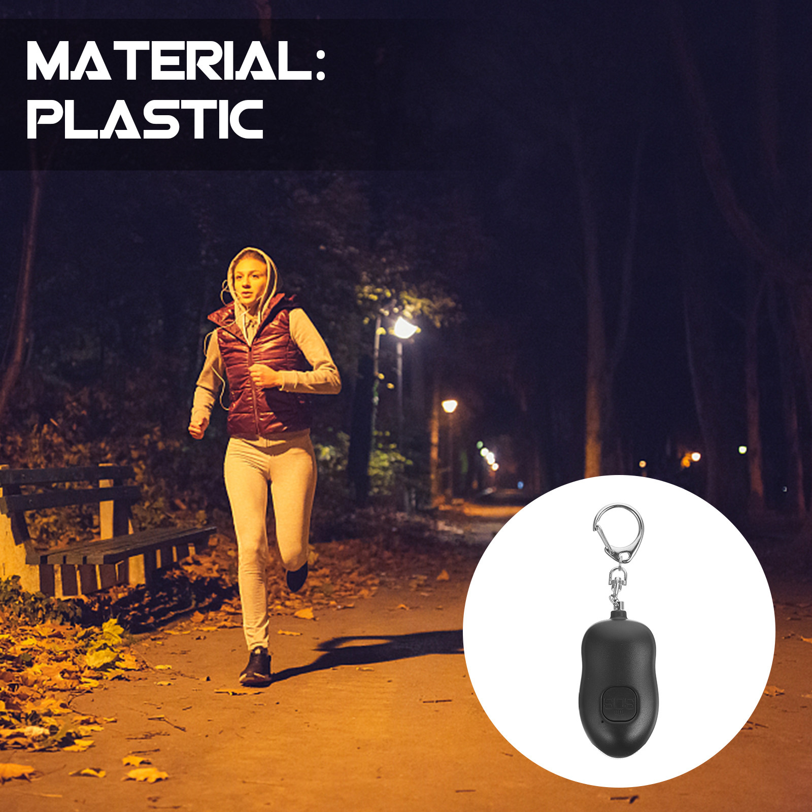 1Pcs Personal Safety Alarm Eme - Personal Alarm Keychain 评论和价格