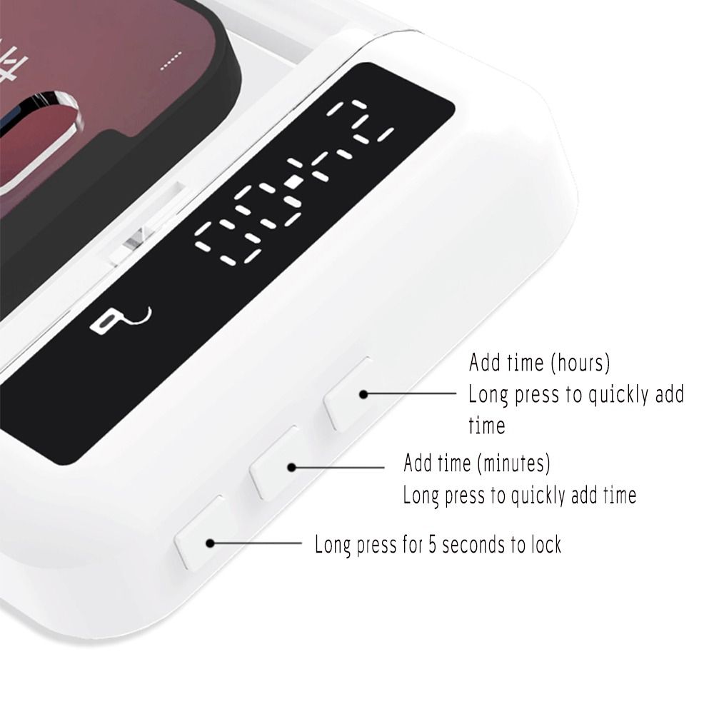 Portable Phone Lock Box with T - Medicine Cabinet Lock 评论和价格