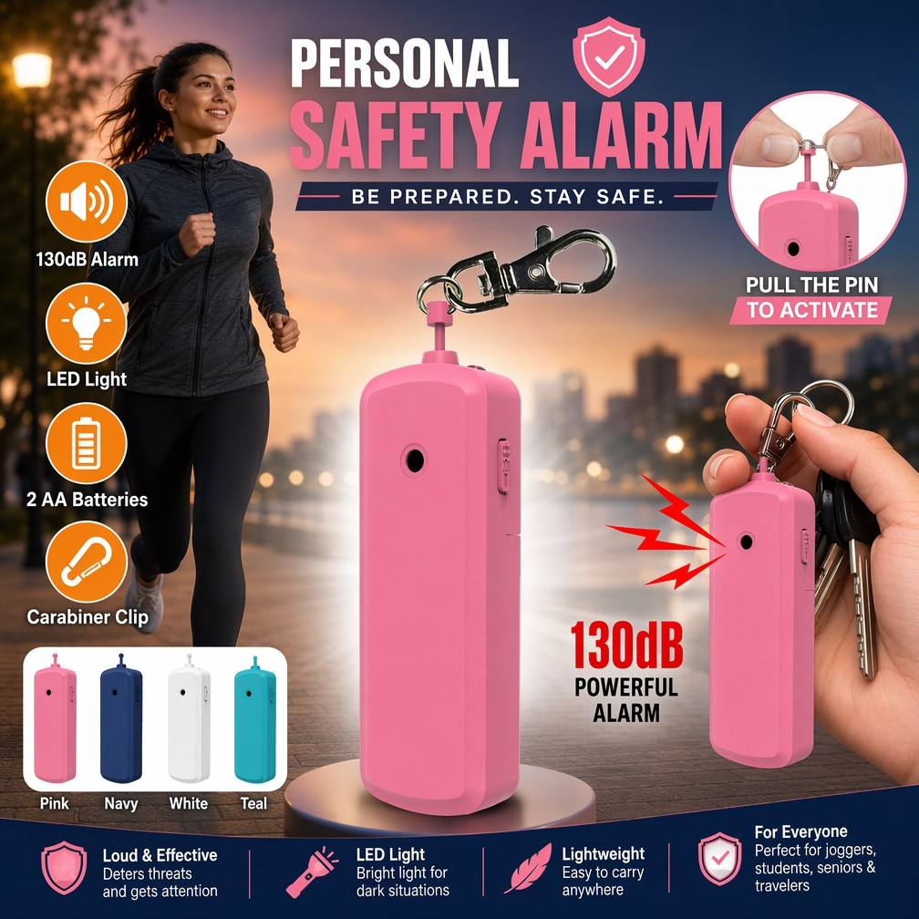 Portable 130dB Anti Wolf Alarm - Personal Alarm Keychain 评论和价格
