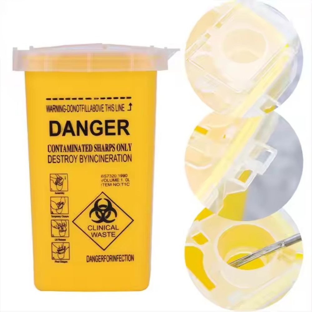 1L Sharps Container for Tattoo - Medicine Cabinet Lock 评论和价格